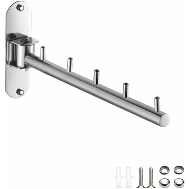 1 Pcs Door Clothes Wall Mounted Door Hanger Wall Mounted Folding Hanger Wall