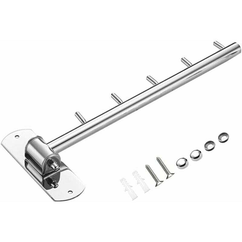1 Pcs Door Clothes Wall Mounted Door Hanger Wall Mounted Folding Hanger Wall