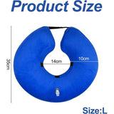 Dog Collar Blue, L Anti-Lick Dog Collar Inflatable Dog Collar Inflatable Recovery Collars for Wound Healing and Preventing Biting or Scratching
