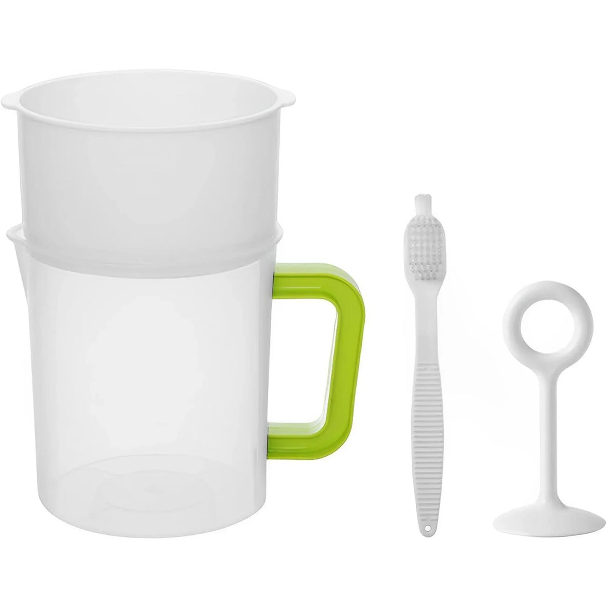 Soy Milk Juice Filter Nut Milk Bag Replacement, Reusable Food Strainer for Fruit Juice Yogurt and Nut Milk, 1.5 L