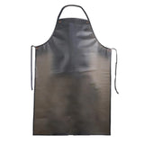 Black Waterproof PVC Apron, Heavy Duty Anti Corrosion Rubber Apron for Lab Cleaning Butcher and Barbecue, 80 x 55 cm