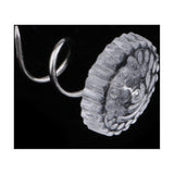 100 Pieces Clear Round Head Upholstery Spiral Nail Studs, Furniture Sofa Tack Pins and Fasteners
