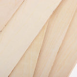 5 Pcs Balsa Wood Panels, Unfinished Basswood Sheets for DIY Crafts and Miniature Models, 300 x 200 x 2 mm - Rear View