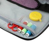 Serger Carrying Case, Universal Overlock Sewing Machine Tote Bag With Shoulder Strap and Handles - Rear View