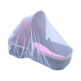 Universal Stroller Mosquito Net Cover, Blue Breathable Polyester Mesh Cover for Car Seat Carrier, 59 in - 45-Degree Angle