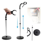 Adjustable Vertical Hair Dryer Stand and Holder - Top-Down View