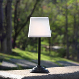 Waterproof Solar Table Lamp, Rechargeable Wireless Outdoor Light for Desk Patio Garden Yard and Room Decor