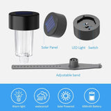 Waterproof Solar LED Pool Light, Night Light for Ground Pool Fence Decoration and Pool Accessories