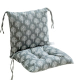 High Back Chair Cushion, Rainproof All Weather Indoor Outdoor Porch Swing Rocking Chair Replacement Seat Pad, 15.7 x 15.7 x 15.7 in
