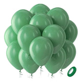 100 Pcs Latex Balloons With 1 Roll Ribbon, Round Helium Balloons for Birthday Wedding Baby Shower Graduation and Festivals, 12 in