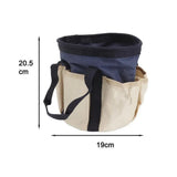Gardening Bucket Tool Organizer, 600D Oxford Garden Tool Storage Bag With Pockets - Front View