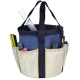 Gardening Bucket Tool Organizer, 600D Oxford Garden Tool Storage Bag With Pockets - Rear View