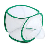 1 Pc Green Butterfly Kit With Live Caterpillars, Portable Foldable Insect Habitat Cage and Butterfly House - Front View