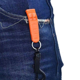 10-Piece Whistle - Emergency Whistle - Sturdy and durable whistles, suitable for referees, coaches, emergencies, lifeguards, basketball, football, diving, hiking, adventure sports, etc. - Orange