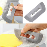 Cat Brush - Pumpkin Shape - Cat Comb - Dog Brush - Brush Against Cat Hair - Anti-Shedding - Coat Care - Gray - Front View