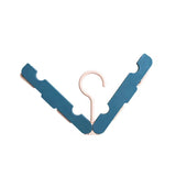 Folding Clothes Rack - Hanging Clothes Rack - Portable Folding Hanger with Hook - Ideal for Travel, Campers, Travelers and Small Spaces - Two-Piece Pack - Dark Green