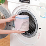 Laundry Bag - Blue Laundry Bags with Zipper - Fine Mesh Storage Bags - Protect Your Laundry and Washing Machine - Laundry Bags for Washing Bras, Underwear, Socks, Baby Clothes, Travel and Storage - Set of 6 - Side View