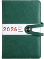 Agenda 2026 adults - Planner - Journal - Organizer - Business - Texture - PU material - A5 format - Vegetable