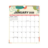 Calendar 2026 - Hangable 12 Months - Calendar - With wire-o-binding - Yearly calendar - Monthly planner - Wall calendar - 37 x 30cm