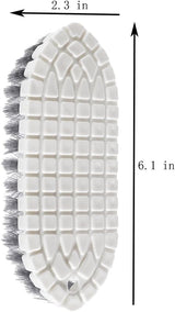 Brush - Multifunctional cleaning brush - Sturdy hand brush with stiff bristles - Multiple flexible brush heads - Suitable for cleaning bathtubs, kitchens, faucets and corners - Set of 2