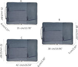 Laptop Case - Suitable for 13/14/15.6 inches - Zippered Laptop Case - Laptop Sleeve - Waterproof Oxford Cloth - Scratch and Wear Resistant, Easy to Carry - Black - Top-Down View