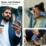 2023 new iPhone 14 case with card holder, Wireless charging compatible iPhone 14 Wallet case, Slim shockproof iPhone 14 case Wallet (Navy blue)