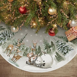 Christmas Tree Mat 36 Inch, Winter Season Christmas Tree Decoration