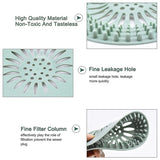 5-pack drain hair catcher, silicone hair stopper Bathtub drain filter, cover Hair trap, hair catcher_max - Top-Down View