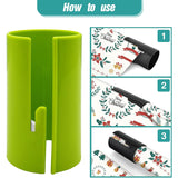 4-pack Sliding Wrapping Paper Cutters - Portable Gift Wrapping Paper Roll Cutter for Christmas and Birthday Wrapping - Side View