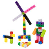 100pcs Children's Construction Toys Snap Cube Toys Educational - Side View