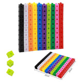 100pcs Children's Construction Toys Snap Cube Toys Educational - 45-Degree Angle