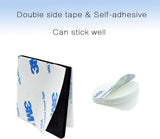 Double-sided foam pads, 50 pcs Double-sided adhesive foam pads Strong mounting tape, square and round, white and black - Front View