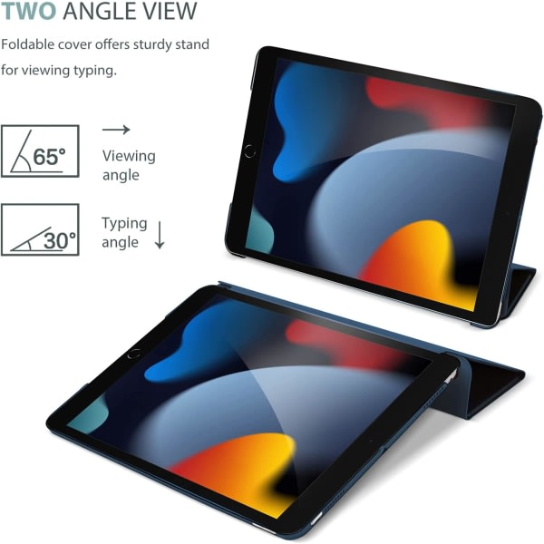 ProCase iPad 10.2 Case iPad 9th generation, Hard Shell Blue