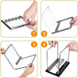 Newton's pendulum, large Newton's cradle 18 cm pendulum Newton's balls Newton's swing Science game Office desk decoration - Side View