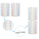 Breadboard/Mini Breadboard/Experiment Board 400 holes long - Top-Down View