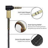 2.5mm to 3.5mm Headphone Cable for Momentum Over Ear 1/2/3 Headphone Cord Durable Wire with Volume Control and Microphone