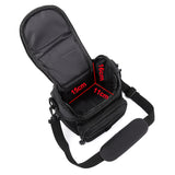 Soft Padded Camera Bag/Case Medium Size for Nikon, Canon, Sony, Pentax, Olympus Panasonic, Samsung and Many More - 45-Degree Angle