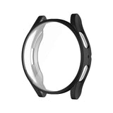 Compatible with Samsung Galaxy Watch 4 5 6 40 mm 44 mm Case Protection Silicone TPU Bumper Screen Protector Black Galaxy Watch6 44mm