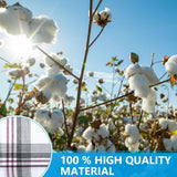 Men's Cloth Handkerchiefs, 24 Pcs Cotton Handkerchiefs for Men, Traditional Handkerchief for Men, 36 cm x 36 cm, 24 Pcs, One Size