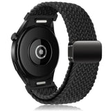Braided Strap for Samsung Galaxy Watch 6 4 classic/5 Pro 45mm 47mm 43mm 44mm 40mm Magnetic Strap Without Gap Galaxy Watch 6 Band Black Black Watch 5 40mm 44mm