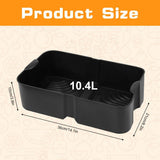Silicone Molds for Air Fryer, Ninja Flex Drawer Air Fryer, Reusable for 10.4L - Front View