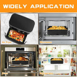 Silicone Molds for Air Fryer, Ninja Flex Drawer Air Fryer, Reusable for 10.4L - 45-Degree Angle