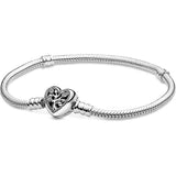 Pandora Unique Elegant Sterling Silver Bracelet db 22 cm 22 cm