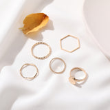 Fashion women's ring open ring led ring little finger ring set Amazon ZCR015