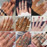 Fashion women's ring open ring led ring little finger ring set Amazon ZCR015