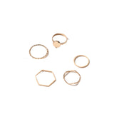 Fashion women's ring open ring led ring little finger ring set Amazon ZCR015