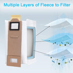 12 Vacuum Cleaner Bags for Roborock S7 S7 Plus S7 Max T7s T7s Plus, Replace-Xin