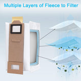 12 Vacuum Cleaner Bags for Roborock S7 S7 Plus S7 Max T7s T7s Plus, Replace-Xin - Front View