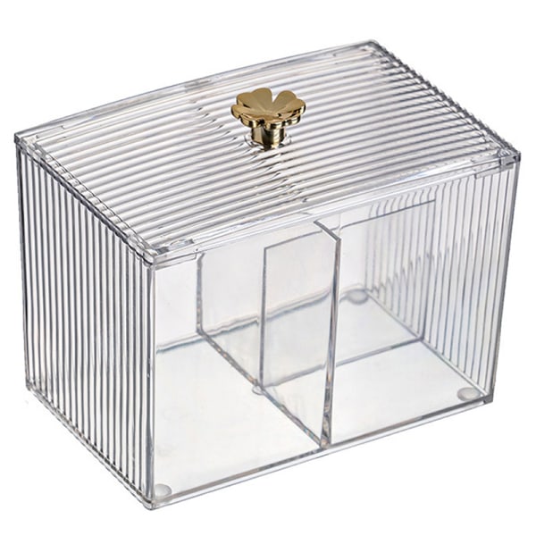 Makeup Storage Organizer Bathroom Jar Cotton Swabs Storage