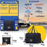Cabin Bag 40x20x25 cm for Ryanair Approved Size Foldable Travel Bag Duffel Bag Under Seat Luggage Holder-Xin - Front View
